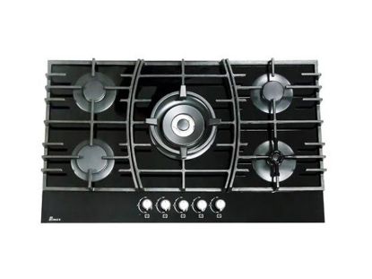 تصویر اجاق گاز 5 شعله شیشه ای بیمکث مدل 0061